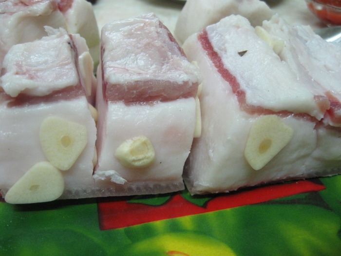 Маринованное сало в домашних условиях