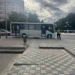 «Зебру» убрали в центре Уральска: полицейским пришлось поставить решетки