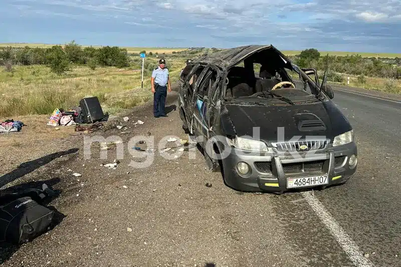 Четверо иностранцев погибли в аварии в Актюбинской области