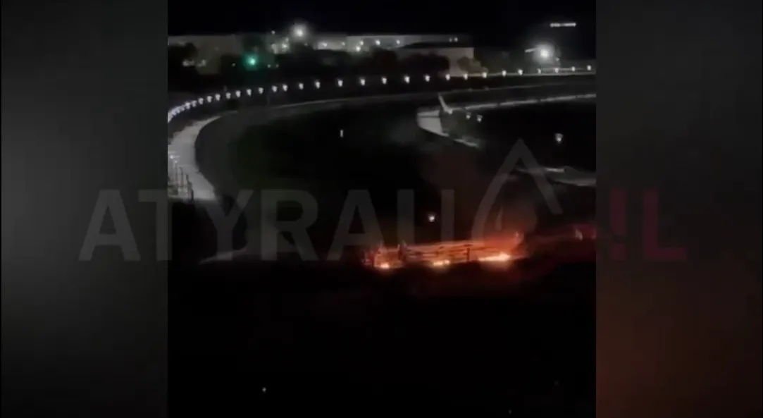 Видео с летящим «коктейлем Молотова» прокомментировали в полиции Атырауской области