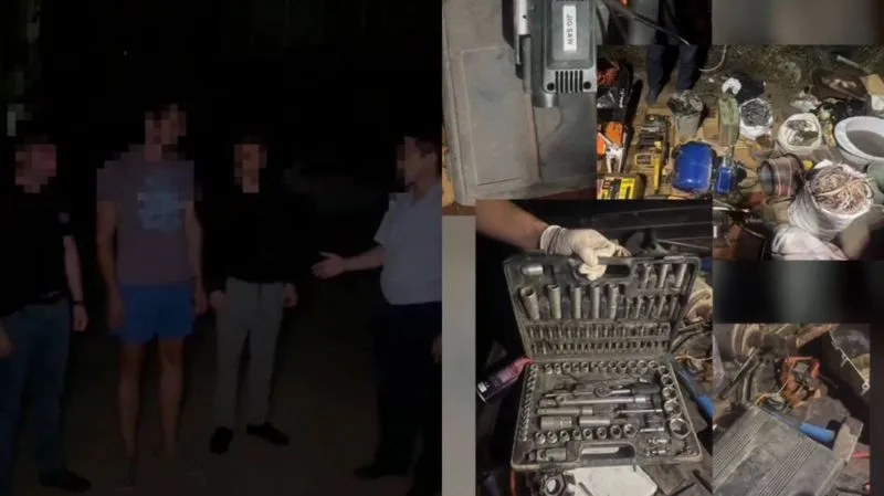 В Уральске вор проломил стену гаража и похитил запчасти