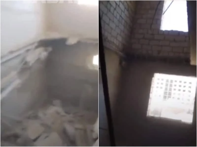 В Актау в строящемся здании обрушился этаж