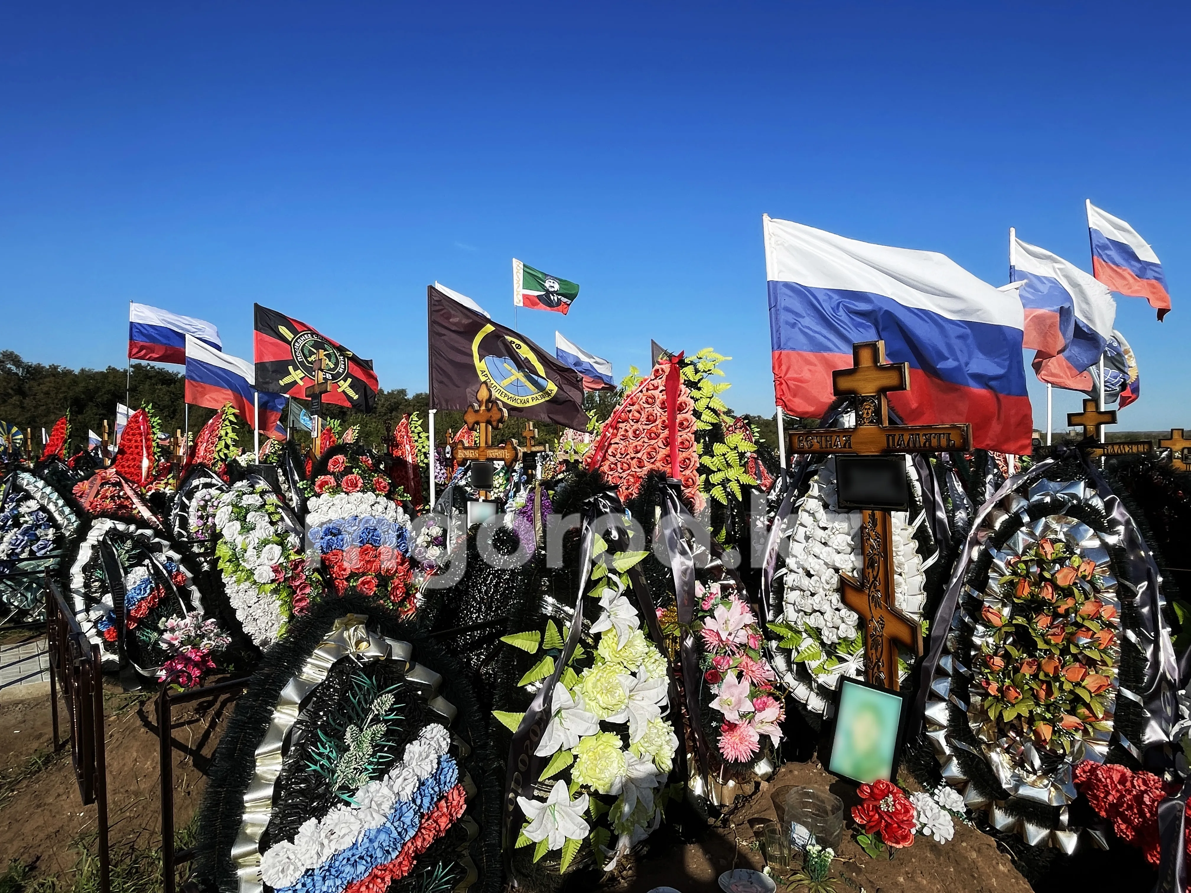 Как выглядит кладбище в Самаре, где хоронят погибших на войне в Украине