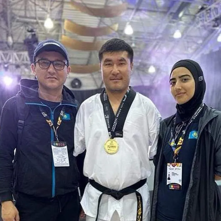 В Уральске встретили чемпионов мира и Азии по паратхэквондо