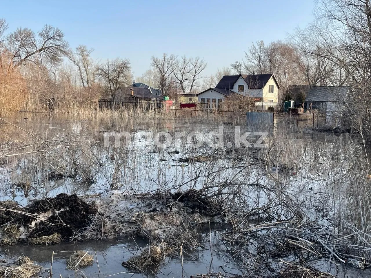 427 дачных домов подтопило в ЗКО