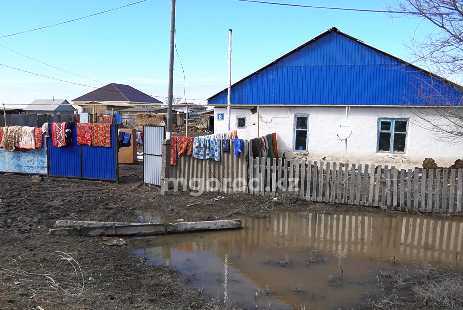Около одного миллиарда тенге выделили на ремонт домов, пострадавших от паводка в Бурлинском районе