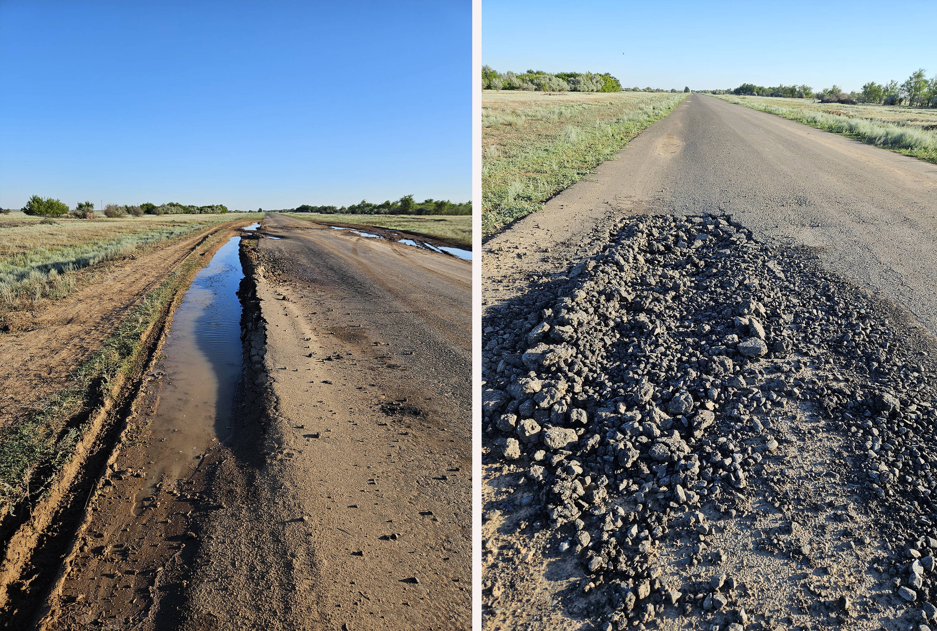 Пазл какой-то получается: новая трасса в ЗКО расходится по швам - общественник