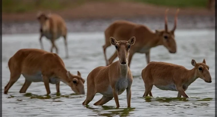 Фермеры вновь просят регулировать популяцию сайгаков в ЗКО