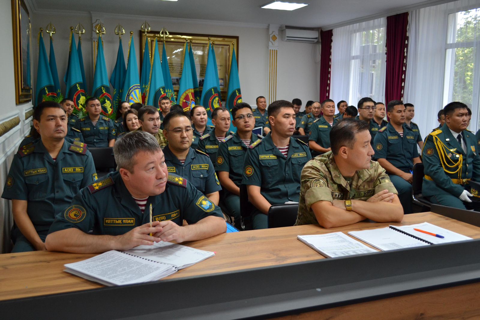 Оралда әскерилер қазақ тілін оқытуға арналған курсқа қатысты