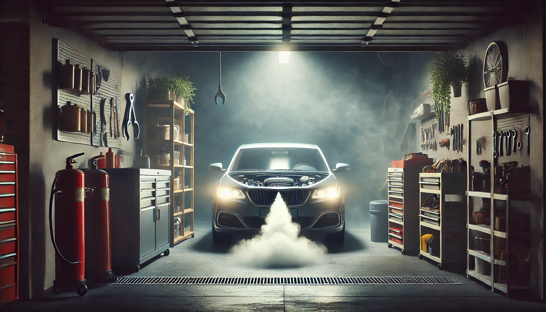 Запуск двигателя в гараже: как не стать жертвой угарного газа