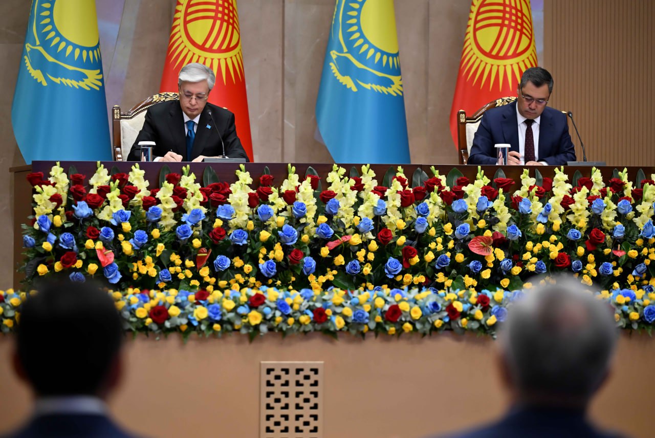 Казахстан и Кыргызстан подписали совместное заявление 📷