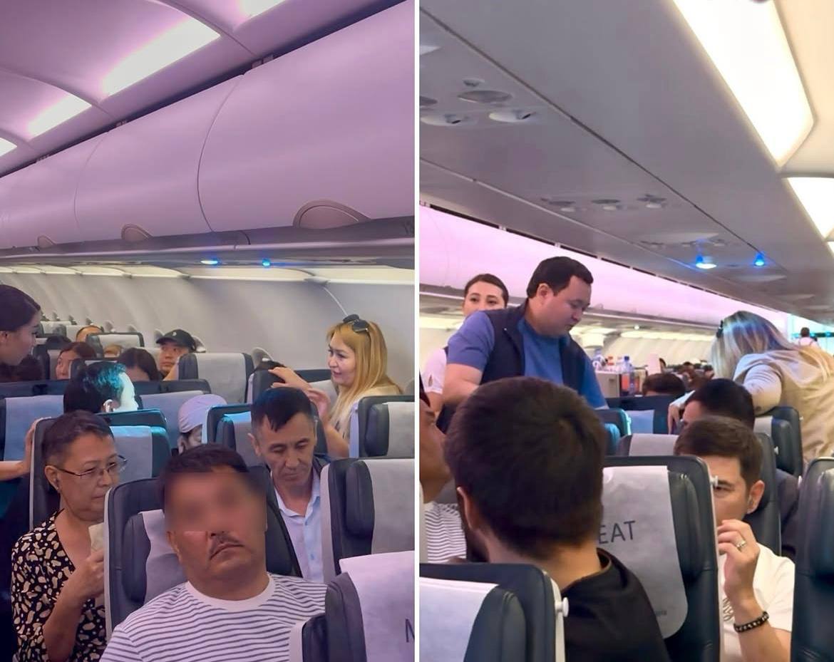 Ұшақта жолаушы есінен танып қалды: Атыраулық шенеунік дер кезінде көмекке келді