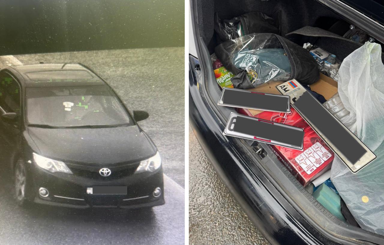 25 нарушений ПДД и подложные номера: лихача на иномарке задержали в Уральске