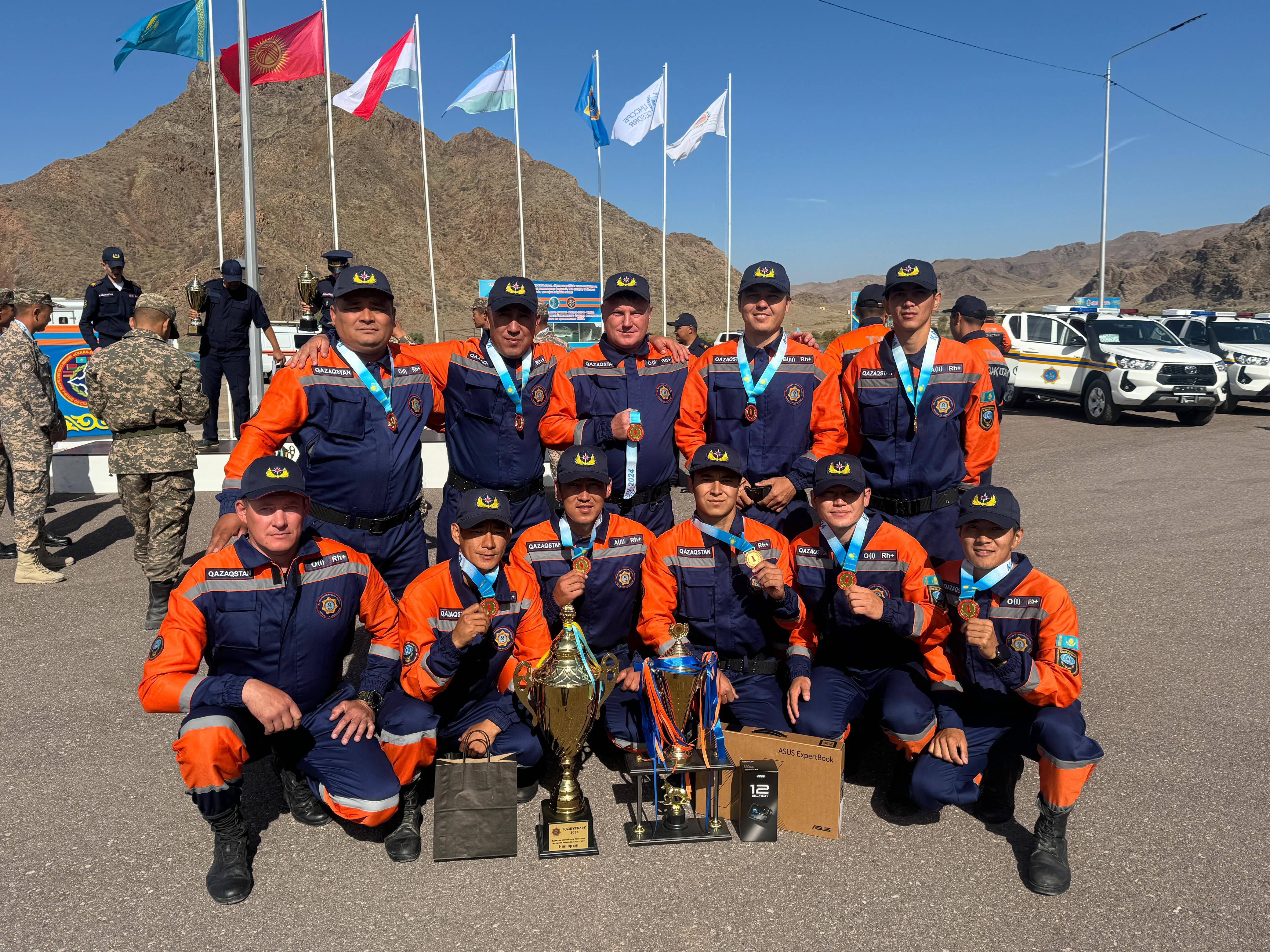 Спасатели ЗКО стали лучшими в республиканских соревнованиях