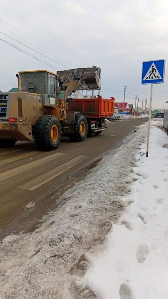 Оралда 454 448 м³ қар шығарылған