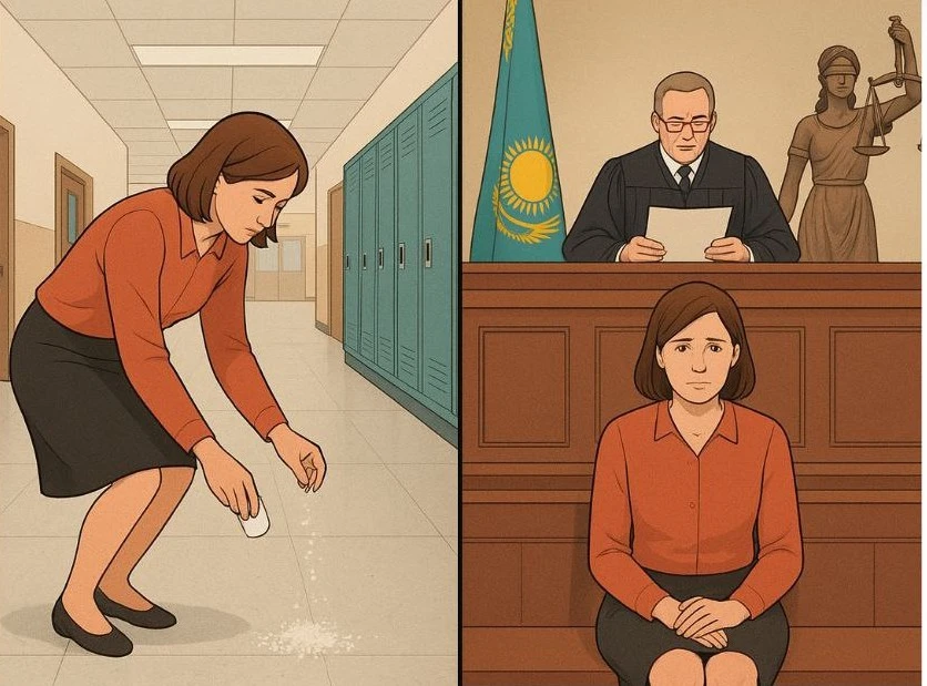 Казахстанская учительница провела «соляной ритуал», чтобы устроиться в школу