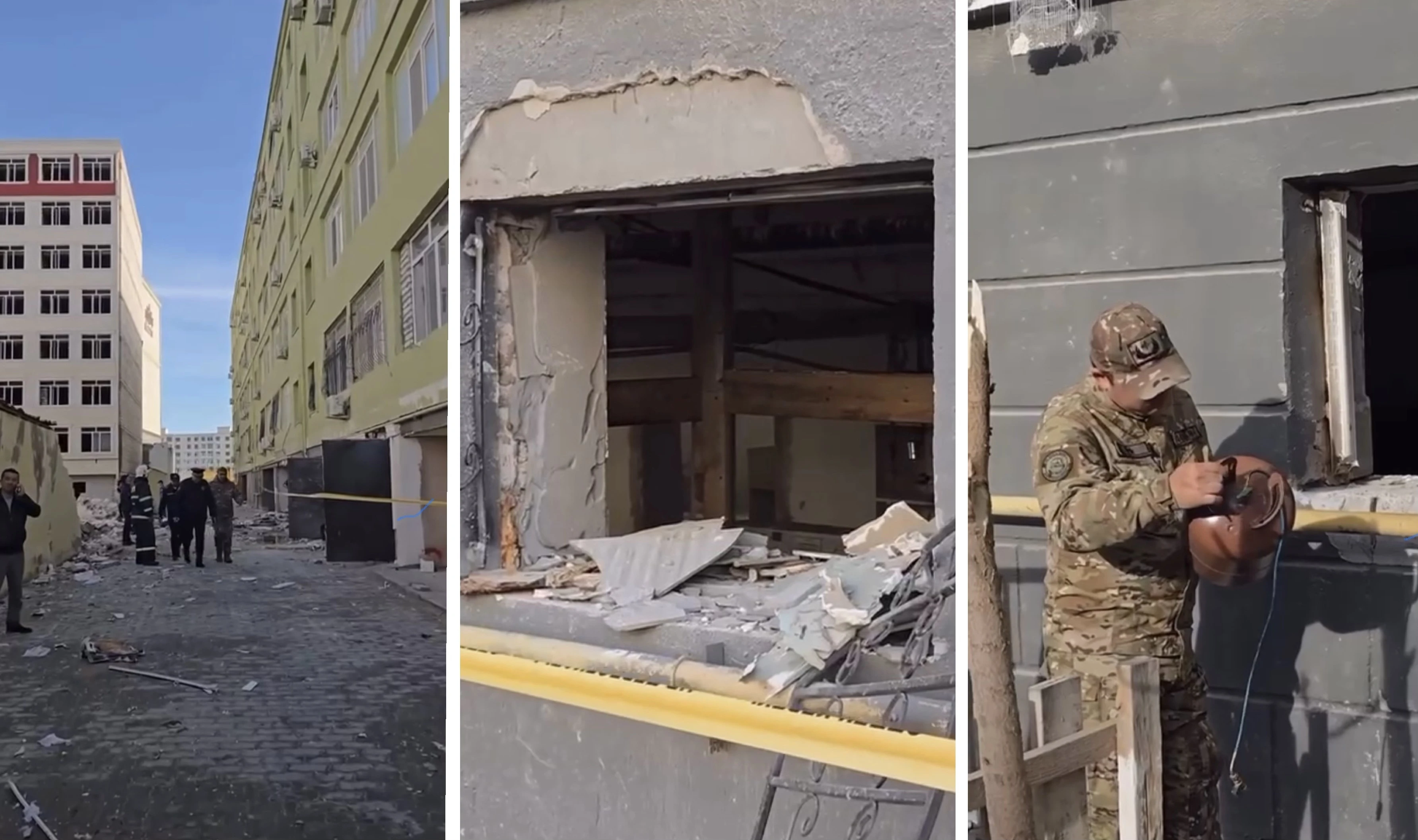 Ақтауда көпқабатты тұрғын үйдің жертөлесінде газ жарылды