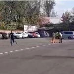 Мужчина поджег себя и авто после остановки полицейскими в Алматы