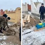 Останки участника ВОВ перезахоронили в Атырау