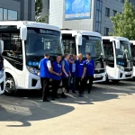 Новые пассажирские автобусы вышли на линию в Уральске
