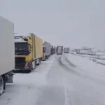 На 30-ти километровую очередь к границе пожаловались водители фур в ЗКО