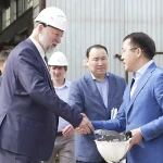 Главе МИИР Марату Карабаеву показали завод  ВодЭкоФильтр в Уральске