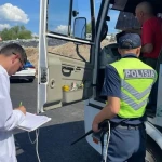 В Уральске выявили превышение выбросов у автобусов