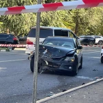 Две иномарки столкнулись в центре Уральска: есть пострадавшие