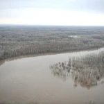 Уровень воды в Кушумском канале достиг опасной отметки