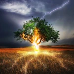 Ученые ответили, в какие деревья чаще всего попадает молния