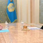 Глава государства принял премьер-министра Олжаса Бектенова