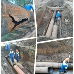 Прорыв на теплотрассе произошел в Уральске