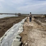В ЗКО возводят дамбу в 43 километра