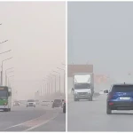 Атырау накрыла пыльная буря