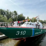В Уральске на воду спустили 36-й сторожевой корабль
