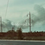 Третий день горит полигон ТБО в Уральске