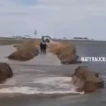 Перелив воды произошел на трассе Уральск-Атырау