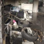 Пожар произошёл в многоэтажке в Аксае