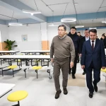 Ерболат Досаев ознакомился с ходом строительства новой школы на 2000 мест в Алатауском районе