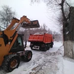 За выходные из Уральска вывезли 10 тысяч кубометров снега