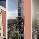 53 человека эвакуировали во время пожара в многоэтажке Уральска