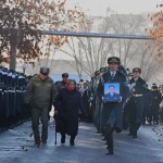 Крушение вертолета в Актобе: погибшего офицера проводили в последний путь