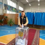 Участница летних олимпийских игр Мария Бровкова проголосовала в своем родном селе