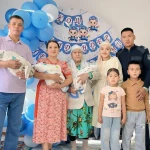 Тройня родилась в семье полицейского из Атырау