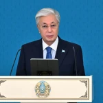 Токаев запустил вторую линию железной дороги Достык – Мойынты