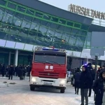 В аэропорту Астаны эвакуировали людей из-за пожара