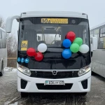 Оралда бес жаңа автобус пайдалануға берілді