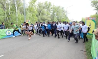 В Уральске прошёл массовый забег в честь Дня единства народа Казахстана