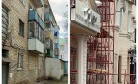В Уральске начался ремонт фасадов 58 домов