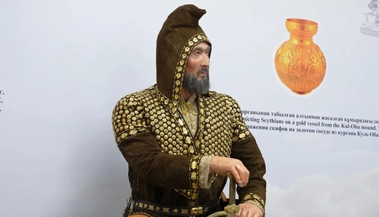 «Золотого человека» привезли в Атырау | Мой Город «Золотого человека» привезли в Атырау